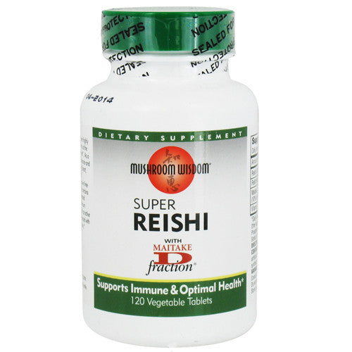 Mushroom Wisdom Super Reishi With Maitake D Fraction Caplets - 120 Ea